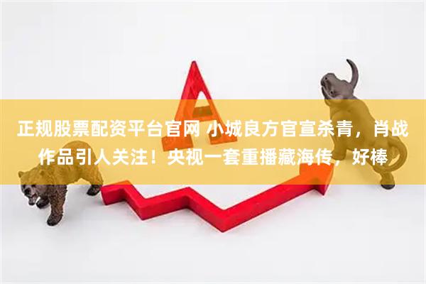 正规股票配资平台官网 小城良方官宣杀青，肖战作品引人关注！央视一套重播藏海传，好棒